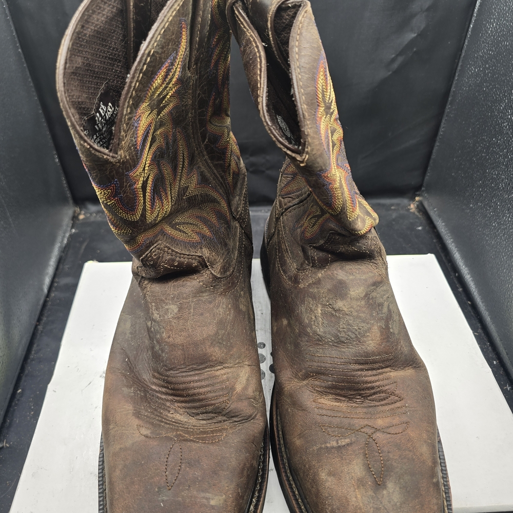 Justin Boots Brown and Multicolor Western‎ Boots